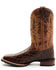 Image #3 - Laredo Men's Western Boots - Broad Square Toe , Brown, hi-res