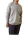 Image #2 - Ariat Men's FR Air Shock Long Sleeve Graphic Work T-Shirt , Heather Grey, hi-res