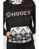 Image #3 - Hooey Boys' Southwestern Print Logo Hooded Sweatshirt, Black, hi-res