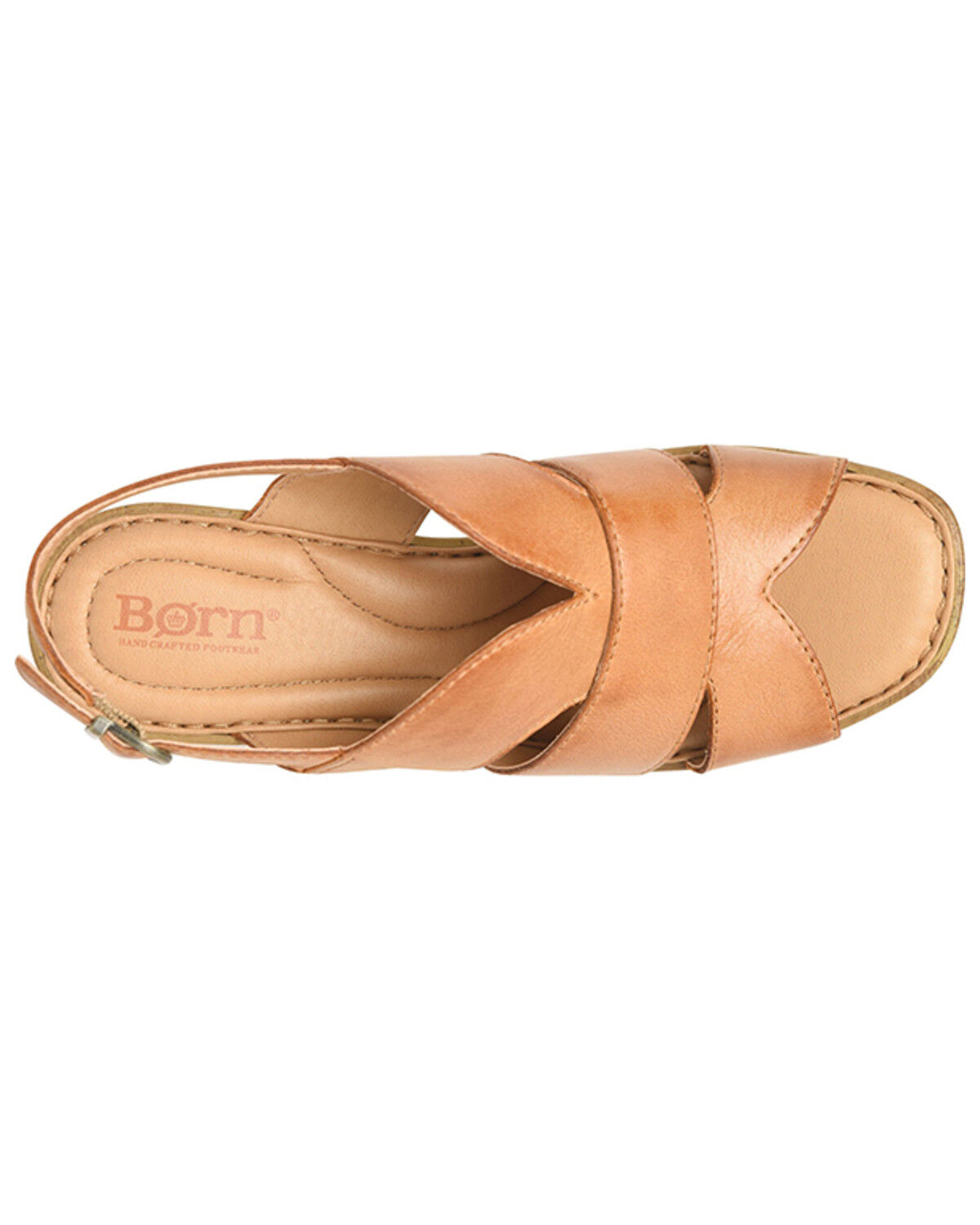 Image #4 - Born Women's Nassau Platform Sandals, Distressed Brown, hi-res