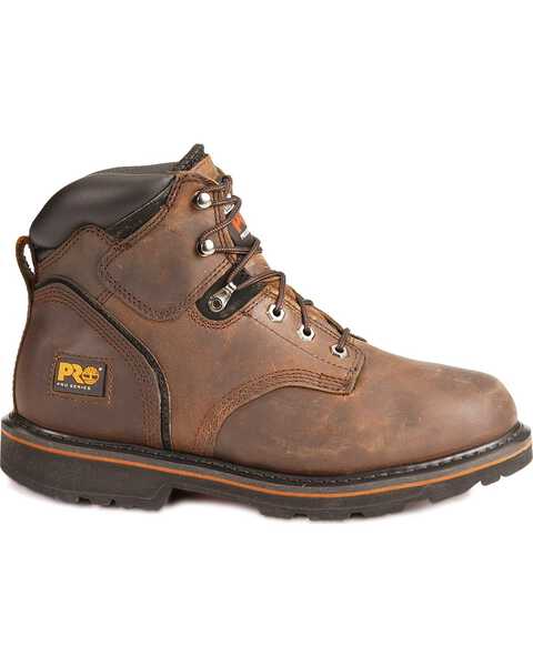 Image #2 - Timberland PRO Men's Pit Boss 6" Work Boots - Steel Toe , Brown, hi-res