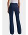 Image #2 - Wrangler Retro Women's Dark Wash Bailey High Rise Pintuck Trouser Stretch Denim Jeans, Dark Wash, hi-res