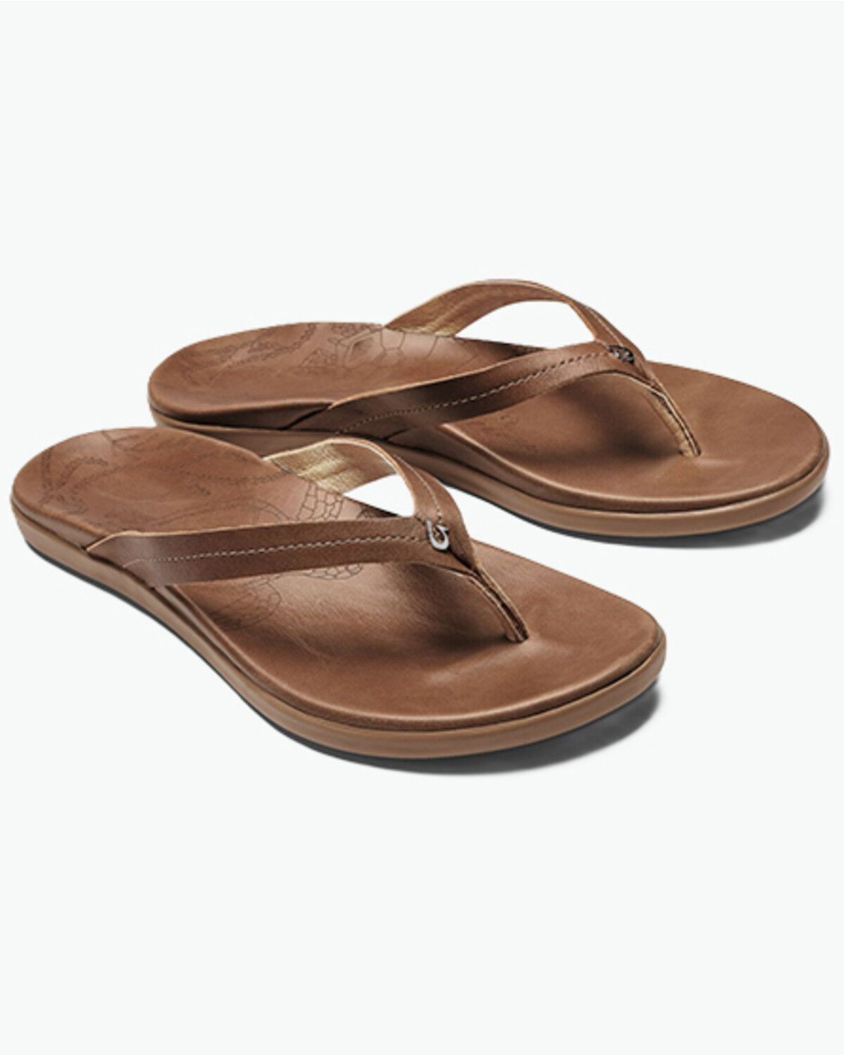 Image #1 - OluKai Women's Honu Sandals, Tan, hi-res