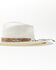 Image #3 - Nikki Beach Women's White Dove Straw Western Fashion Hat, White, hi-res