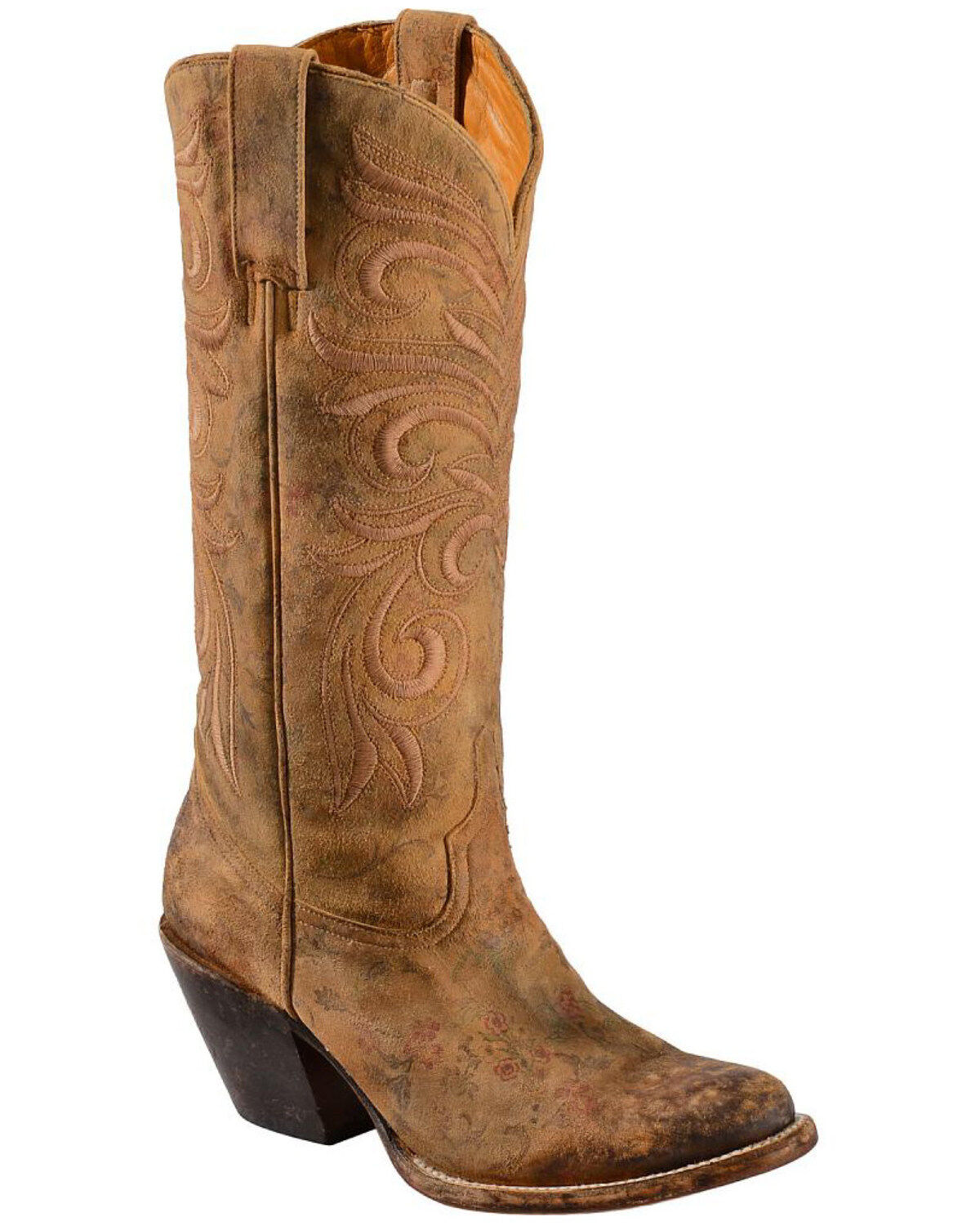 Image #1 - Lucchese Women's Handmade 1883 Laurelie Western Boots - Round Toe, Brown, hi-res