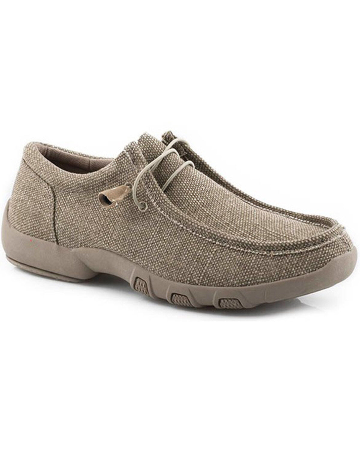 Roper Women's Chillin Canvas Casual Chukka Shoes - Moc Toe, Tan, hi-res