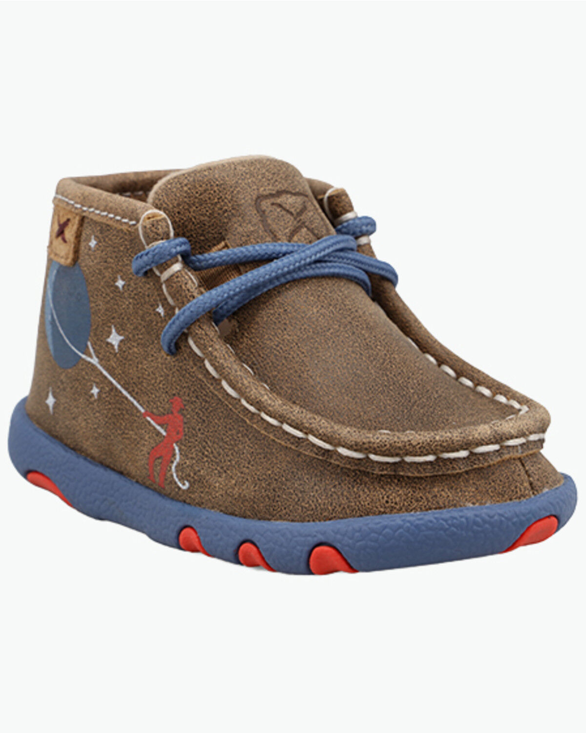 Twisted X Infant Boys' Chukka Driving Mocs, Brown, hi-res