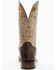 Image #5 - Cody James Men's Exotic Full Quill Ostrich Western Boots - Broad Square Toe, Brown, hi-res