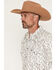 Image #2 - Cowboy Hardware Men's Hombre Skull Print Long Sleeve Snap Stretch Western Shirt, White, hi-res