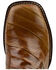 Image #6 - Dan Post Men's Eel Exotic Western Boots - Broad Square Toe, Brown, hi-res