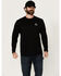 Image #2 - Troll Co Men's Twisting Wrenches Long Sleeve Graphic T-Shirt , Black, hi-res