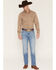 Image #1 - Wrangler Men's Retro Light Wash Slim Straight Stretch Denim Jeans, Light Wash, hi-res