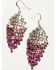 Image #2 - Idyllwind Women's Ombre Cascade Earrings , Fuchsia, hi-res