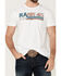 Image #3 - RANK 45® Men's Americana Logo Short Sleeve Graphic T-Shirt, White, hi-res