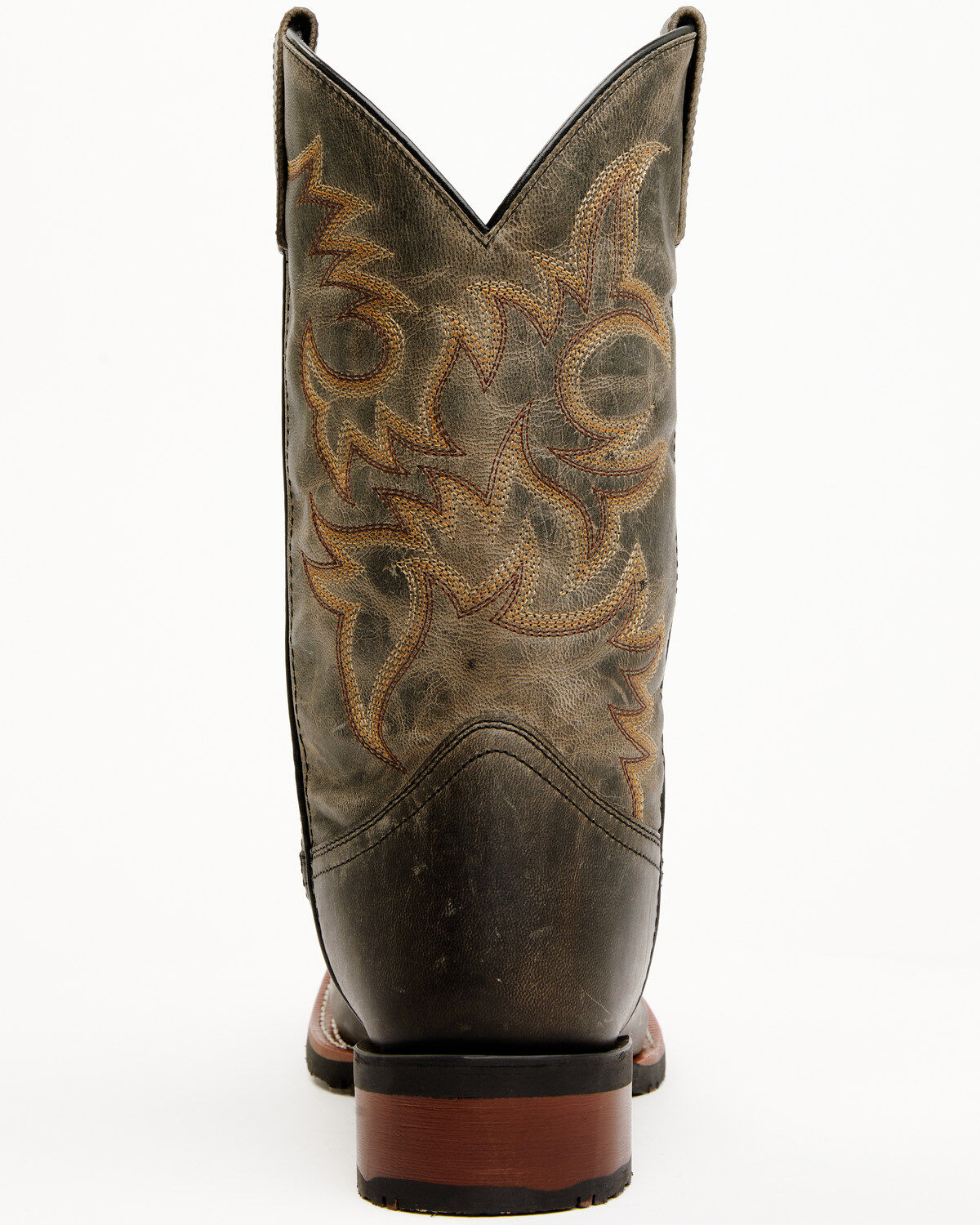 Image #5 - Laredo Men's 11" Performance Western Boots - Broad Square Toe, Grey, hi-res