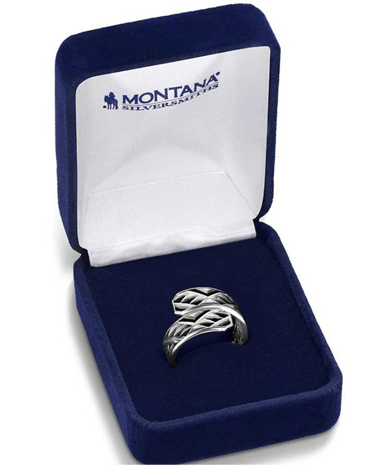 Image #3 - Montana Silversmiths Women's Southwestern Wrap Ring, Silver, hi-res