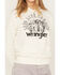 Image #3 - Wrangler Women's Long Live Cowboys Desert Graphic Hoodie, Ivory, hi-res