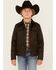 Image #1 - Cody James Boys' Road Dust Oil Skin Jacket , Brown, hi-res