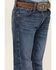 Image #2 - Wrangler Boys' Medium Wash Slim Fit Vintage Bootcut Denim Jeans, Medium Wash, hi-res