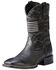 Image #1 - Ariat Men's Camo Sport Patriot Western Performance Boots - Broad Square Toe, Black, hi-res