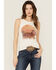 Image #1 - Shyanne Ranch Women's Desert Scene Graphic Rib Knit Tank , Off White, hi-res