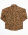 Image #3 - Cinch Toddler Boys' Paisley Print Long Sleeve Button Down Shirt, Black, hi-res