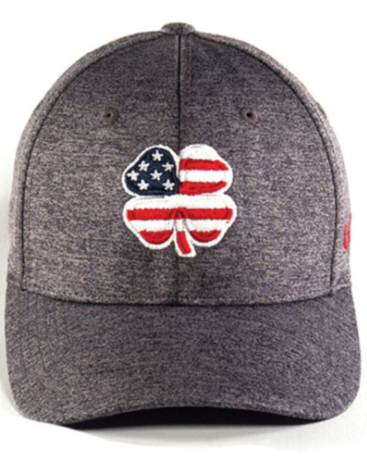 Image #1 - Black Clover Men's USA Flag Clover Ball Cap, , hi-res