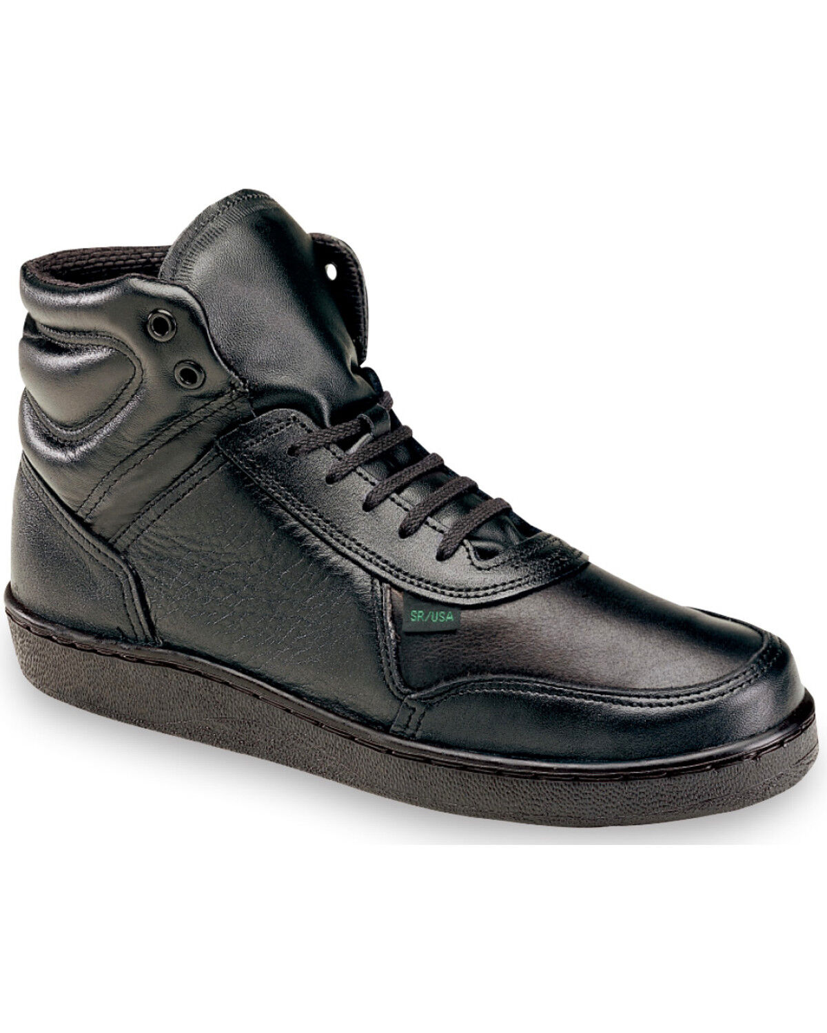Image #1 - Thorogood Men's USA Code 3 Series Mid Cut Oxfords - Soft Toe, Black, hi-res