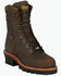 Image #1 - Chippewa Men's 9" Super Logger Waterproof Insulated Work Boots - Steel Toe, Brown, hi-res