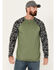 Image #1 - Cody James Men's FR Color Block Baseball Work T-Shirt , Olive, hi-res