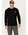 Image #1 - Carhartt Men's Force Relaxed Fit Midweight  Long Sleeve Pocket T-Shir, Black, hi-res