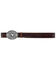 Image #3 - Justin Men's Triple T Ranch Belt, Brown, hi-res