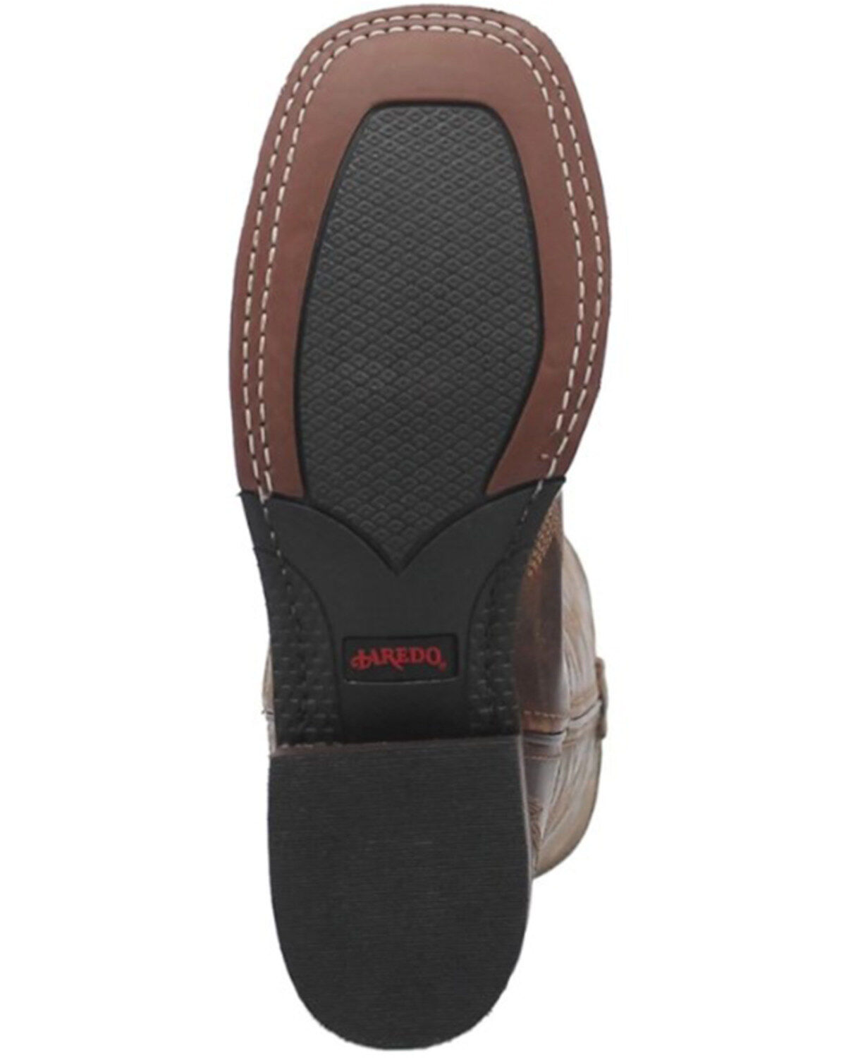 Image #7 - Laredo Women's Charli Performance Western Boots - Broad Square Toe, Distressed Brown, hi-res