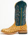 Image #3 - Horse Power Men's Saddle Ranch Ostrich Print Tall Western Boots - Broad Square Toe, Tan, hi-res