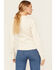 Image #4 - Lucky Brand Workwear Women's Ribbed Trim Long Sleeve Shirt, Cream, hi-res