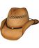 Image #1 - Bullhide Blaze Raffia Straw Cowboy Hat, Natural, hi-res