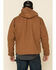 Image #3 - Carhartt Men's Washed Duck Sherpa Lined Hooded Work Jacket - Big & Tall, Brown, hi-res