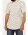 Image #3 - Moonshine Spirit Men's Groove Geo Print Short Sleeve Snap Western Shirt , White, hi-res