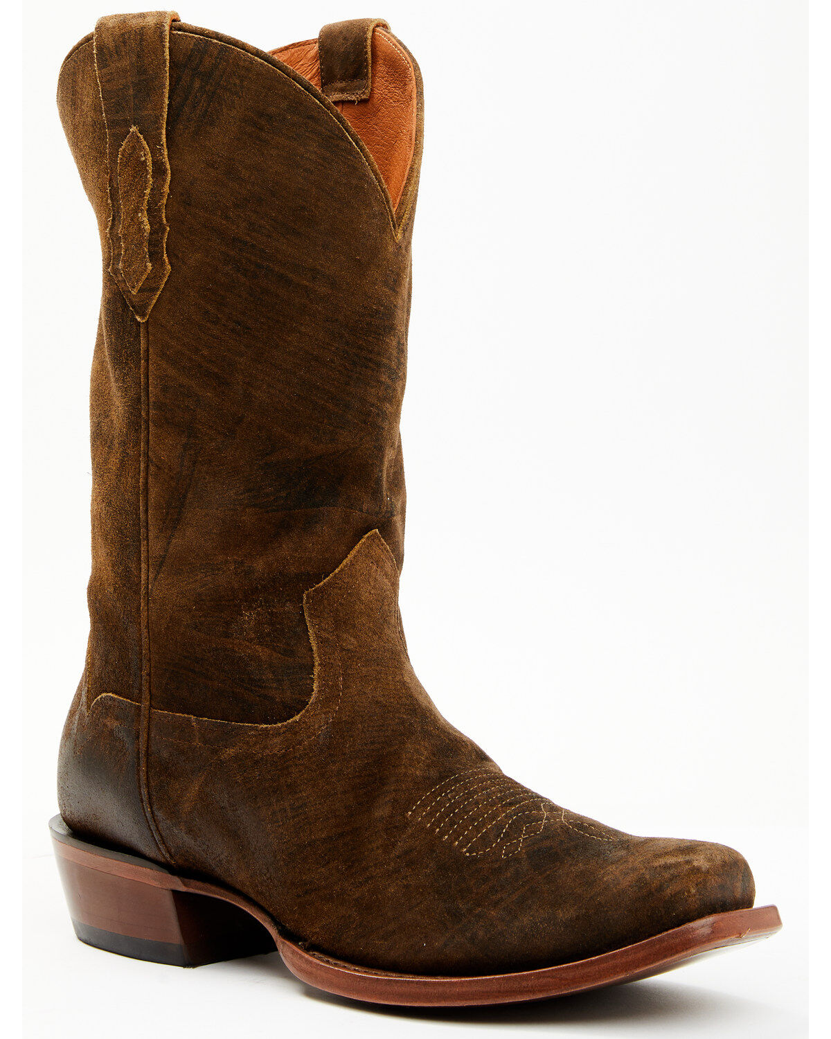 Image #1 - Moonshine Spirit&reg; Men's Gordon Roughout Western Boots - Square Toe, Bronze, hi-res