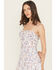 Image #2 - Lovestitch Women's Multicolored Leopard Print Sleeveless Midi Dress, White, hi-res