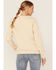 Image #4 - Wrangler Women's Bull Logo Crewneck Sweatshirt , Cream, hi-res