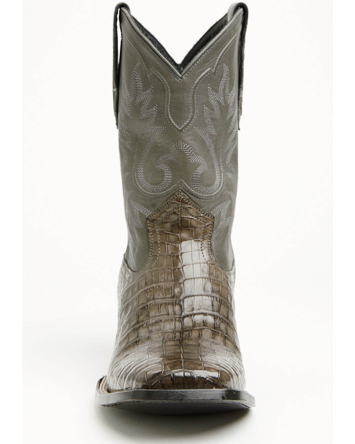 Image #4 - Cody James Black 1978&reg; Men's The Hayward Exotic Caiman Belly Western Boots - Broad Square Toe, Grey, hi-res