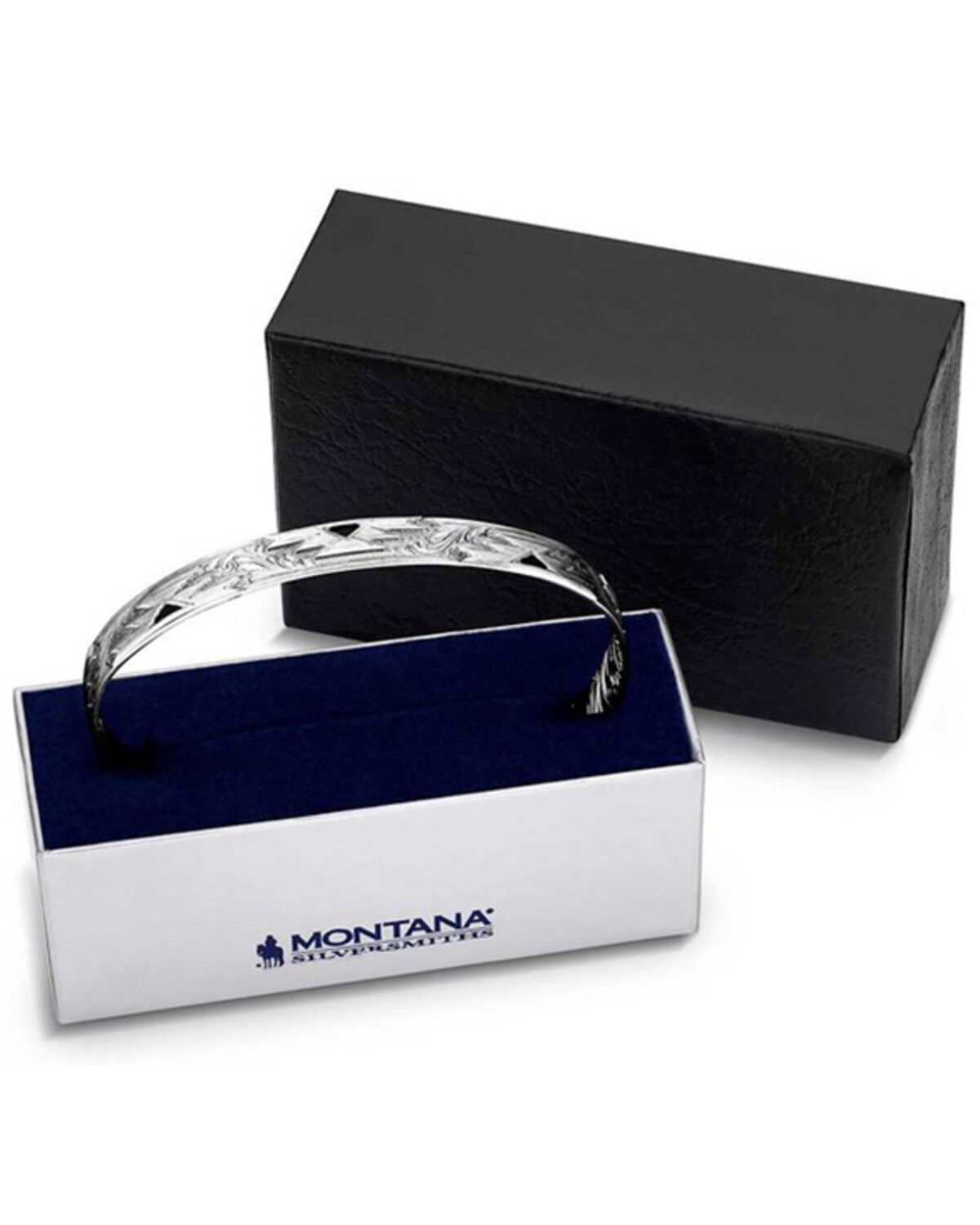 Image #3 - Montana Silversmiths Southwest Horizons Cuff Bracelet, Silver, hi-res
