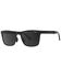 Image #1 - Bex Men's Rockyt Polarized Black Sunglasses, Black, hi-res