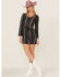 Image #2 - Sadie & Sage Women's Never Too Much Stripe Dress, Black, hi-res