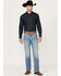 Image #1 - Cody James Men's Light Wash Clovehitch Slim Straight Stretch Denim Jeans , Blue, hi-res