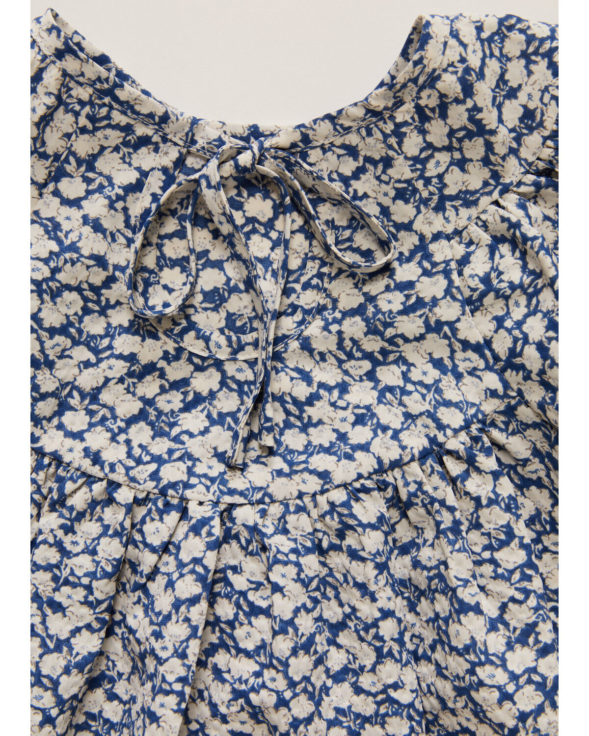 Image #2 - Yura Infant Girls' Floral Print Short Sleeve Onesie, White, hi-res
