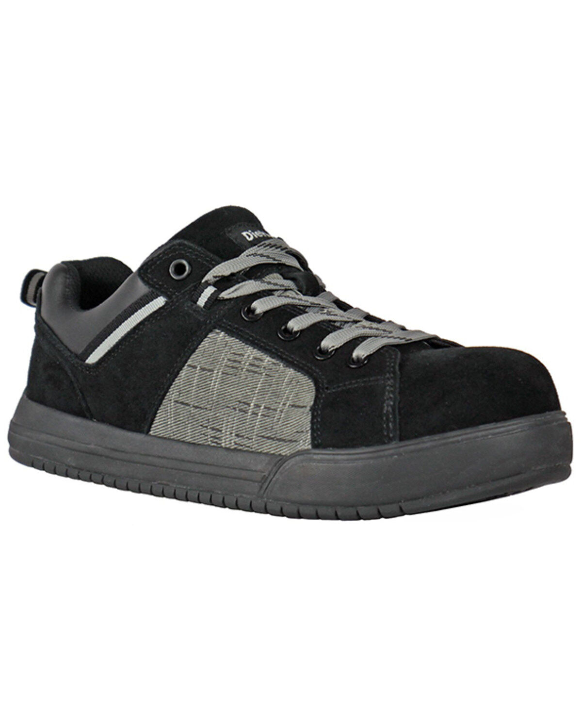 Die Hard Men's Solstice Lace-Up Work Shoes - Composite Toe, Black/grey, hi-res