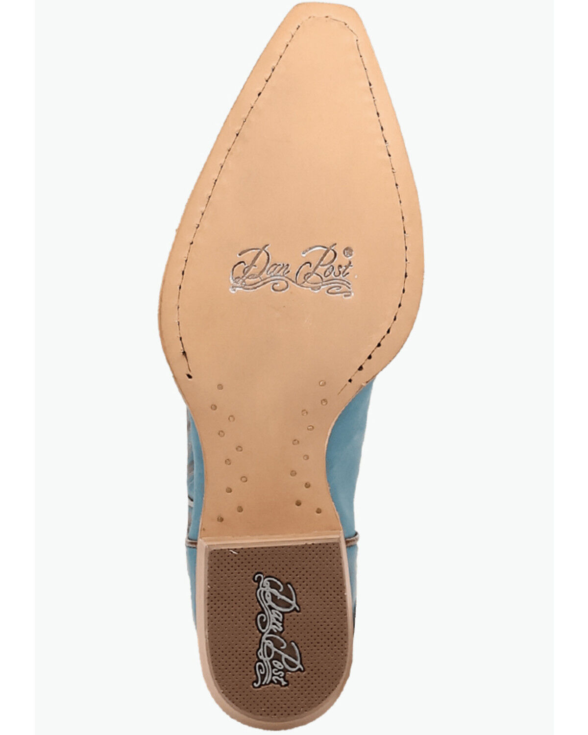 Image #7 - Dan Post Women's Grace Tall Western Boots - Snip Toe, Blue, hi-res
