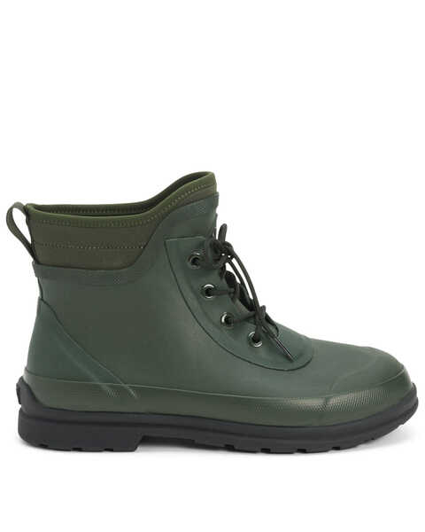 Image #2 - Muck Boots Men's Original Modern Lace-Up Boots - Round Toe, Moss Green, hi-res